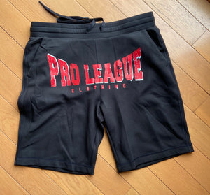 PRO LEAGUE TECH SHORTS "BLACK & RED"